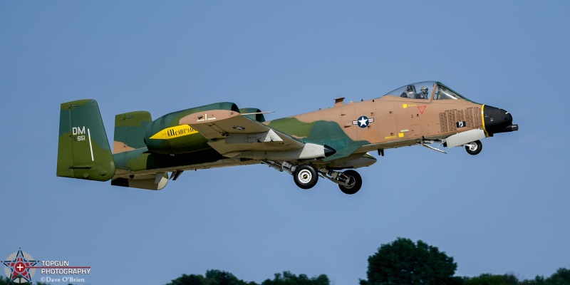 A-10 Demo Launch
78-0651 / A-10C	
354th FS / Davis–Monthan AFB, AZ
7/22/24
Keywords: Military Aviation, KOSH, Oshkosh, Wittman Regional Airport, A-10 Demo, General Aviation, EEA Airventrure