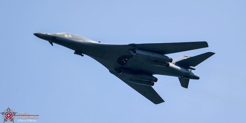 BAT11 from Dyess in the overhead
86-0125 / B-1B	
9th BS / Dyess AFB, TX
7/22/24

Keywords: Military Aviation, KOSH, Oshkosh, Wittman Regional Airport, B-1 Bomber, 9th BS, EEA Airventrure