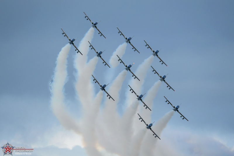 Frecce Tricolori 
Aermacchi MB339	
313 Gruppo / Rivolto AFB, Codroipe, Udine, IT
7/23/24
Keywords: Military Aviation, KOSH, Oshkosh, Wittman Regional Airport, Frecce Tricolori, Italian AF Demo, EEA Airventure