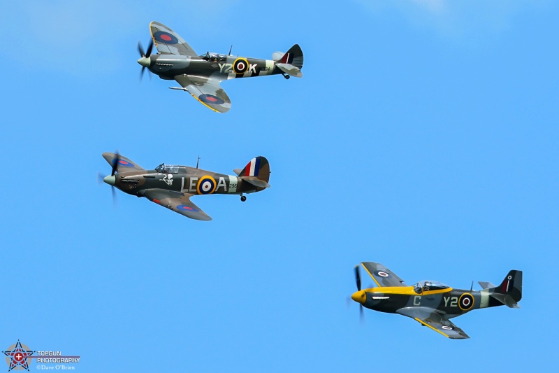 Hawker CF-TPM Hurricane IV 
C-GYQQ / Spitfire IXe 
CF-VPM / P-51D Mustang
CF-TPM / Hurricane IV 
Vintage Wings of Canada
7/23/24
Keywords: Military Aviation, KOSH, Oshkosh, Wittman Regional Airport, Vintage Aircraft, World War II, Vintage Wings of Canada, EEA Airventure