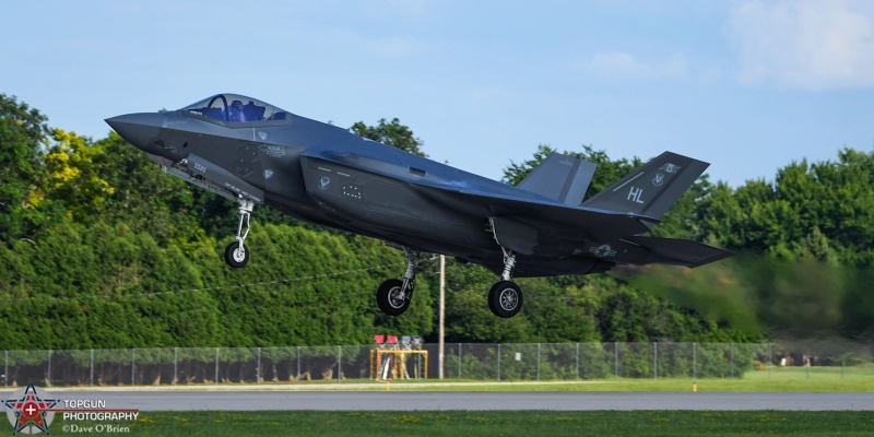 Lightning Demo
20-5585 / F-35A	
421st FS / Hill AFB, UT
7/24/24
Keywords: Military Aviation, KOSH, Oshkosh, Wittman Regional Airport, F-35 Demo, EEA Airventure