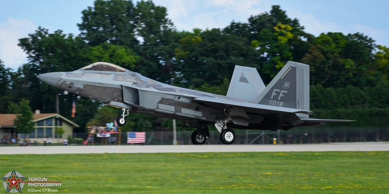 Raptor1 
01-4018 /  F-22A
1st FW / JB Langley–Eustis, VA
7/24/24
Keywords: Military Aviation, KOSH, Oshkosh, Wittman Regional Airport, F-22 Demo, General Aviation, EEA Airventure