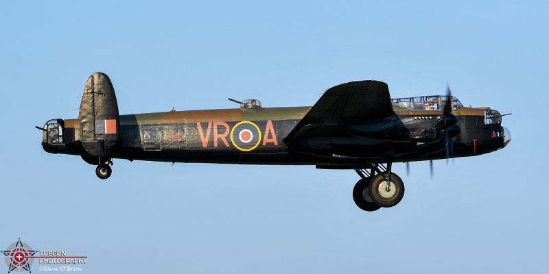 Avro Lancaster Departing for the Evening show
C-GVRA / Avro Lancaster Mk. X		
Canadian Warplane Heritage / 	3414
7/24/24
Keywords: KOSH, Oshkosh, Wittman Regional Airport, Vintage Aircraft, World War II, General Aviation, EEA Airventure