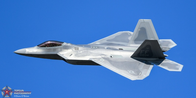 Raptor Demo 
02-4034 / F-22A 
1st FW / JB Langley–Eustis, VA
7/24/24
Keywords: Military Aviation, KOSH, Oshkosh, Wittman Regional Airport, F-22 Demo, General Aviation, EEA airventure