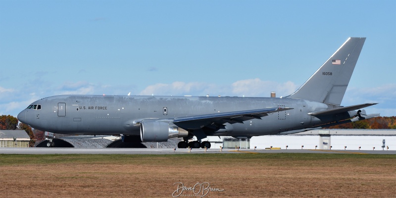 ADVICE33
11-46058 / KC-46A	
77th ARS / Seymour Johnson AFB, NC
10/27/24
Keywords: Military Aviation, KPSM, Pease, Portsmouth Airport, KC-46A Pegasus, 157th ARW