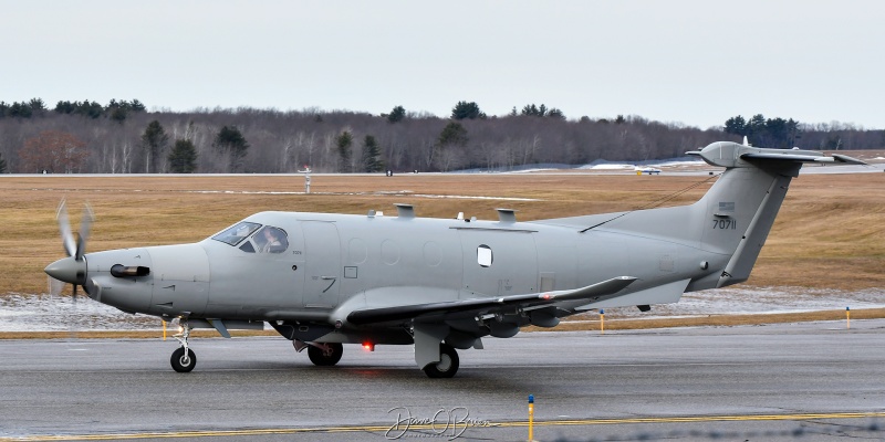 AGREE36
07-0711 / U-28A	
319th SOS / Hurlburt Field, FL
1/10/26
Keywords: Military Aviation, KPSM, Pease, Portsmouth Airport, 319th SOS, U-28A