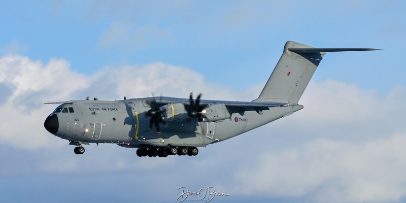 ASCOT4104
ZM400 / A400M	
24/30/70sq / RAF Brize Norton, UK
1/2/26
Keywords: Military Aviation, KPSM, Pease, Portsmouth Airport, RAF, A400