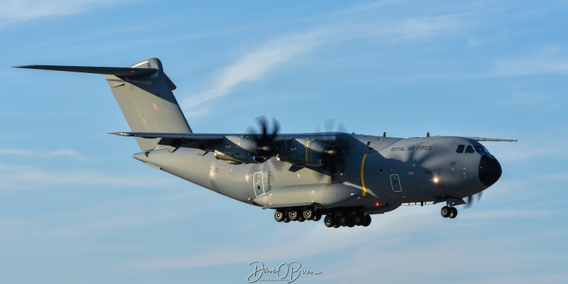 ASCOT4133
ZM421 / A400M	
No. 1312 Flt RAF / RAF Mount Pleasant, Fakland Islands
7/3/24
Keywords: Military Aviation, KPSM, Pease, Portsmouth Airport, RAF, A400M,