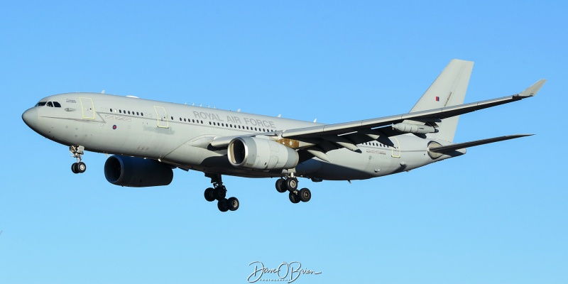 ASCOT9240
ZZ335 / KC3	
10/101sq / RAF Brize Norton, UK
3/12/24
Keywords: Military Aviation, KPSM, Pease, Portsmouth Airport, RAF, KC3, 101st squadron