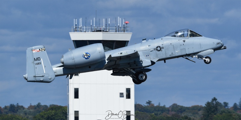 AXEMAN11 - 104th FS working out of Portland in the YANKEE MOA
78-0693 / A-10C	
104th FS / Warfield ANGB, MD
10/3/24
Keywords: Military Aviation, KPWM, Portland Jetport, A-10A Warthog, 104th FS