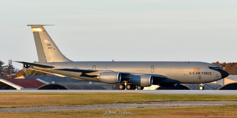 BANKER98 in for CAP Duty
61-0317 / KC-135R	
197th ARS / Goldwater ANGB, AZ
10/31/24
Keywords: Military Aviation, KPSM, Pease, Portsmouth Airport, KC-135R, 197th ARS