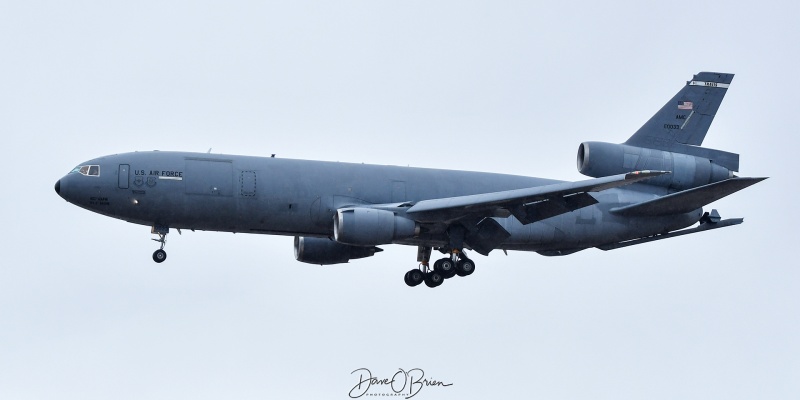 BLUE11
85-0033 / KC-10A	
60th AMW / Travis AFB, CA
4/6/24
Keywords: Military Aviation, KPSM, Pease, Portsmouth Airport, KC-10A, 60th AMW