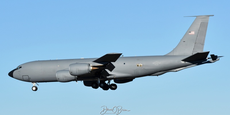 BLUE34 with no markings at all
62-3509 / KC-135R	
92nd ARW / Fairchild AFB, WA
10/25/24
Keywords: Military Aviation, KPSM, Pease, Portsmouth Airport, KC-135R, 92nd ARW