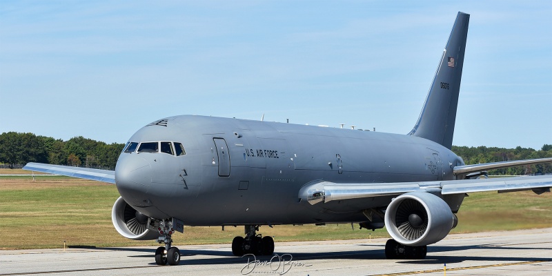 BLUE72
20-46076 / KC-46A	
22nd ARW / McConnell AFB, KS
9/21/25
Keywords: Military Aviation, KPSM, Pease, Portsmouth Airport, KC-46A Pegasus, 22nd ARW
