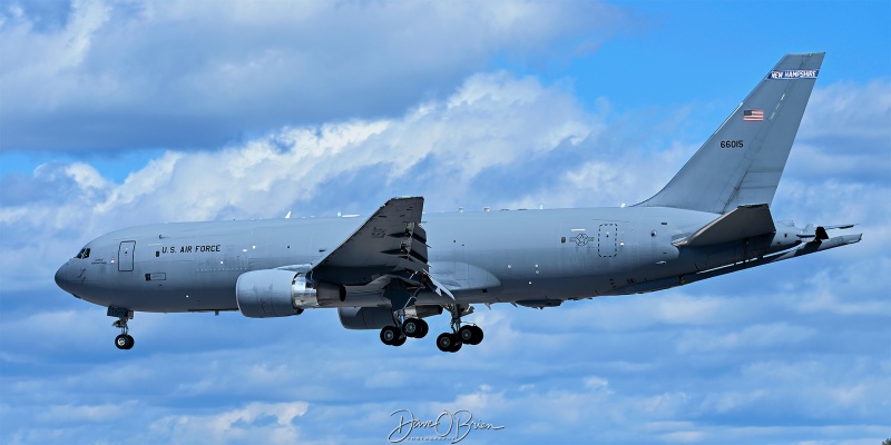BLUE76 drags TREND21 flight to Pease
16-46015 / KC-46A	
157th ARW / Pease ANGB, NH
9/17/26
Keywords: Military Aviation, KPSM, Pease, Portsmouth Airport, KC-46A Pegasus, 157th ARW