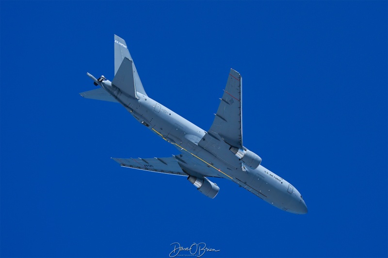 BORA32 in the overhead
18-46053 / KC-46A	
157th ARW / Pease ANGB, NH
2/13/26
Keywords: Military Aviation, KPSM, Pease, Portsmouth Airport, KC-46A Pegasus, 157th ARW