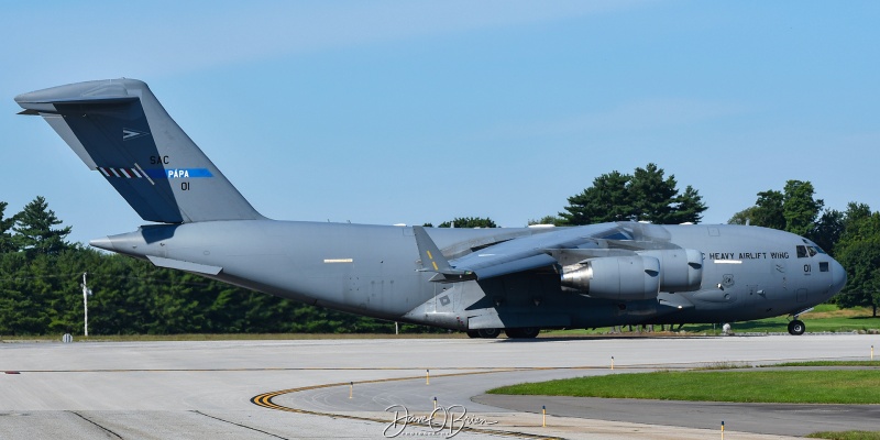 BRK99 
BRK99 / 01	
C-17A / HAW (Heavy Airlift Wing) / Hungary
8/11/24
Keywords: Military Aviation, KPSM, Pease, Portsmouth Airport, C-17, Heavy Airlift Wing