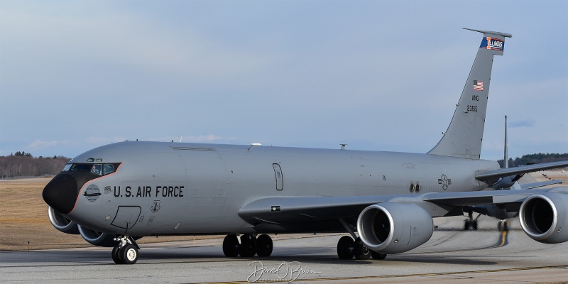 CLEAN11
62-3515 / KC-135R	
108th ARS / Scott AFB, IL
3/28/25
Keywords: Military Aviation, KPSM, Pease, Portsmouth Airport, KC-135R, 108th ARS