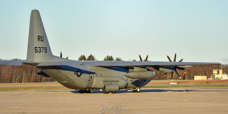 CONVOY3761
165379 / C-130T	
VR-55 / NAS Point Mugu, CA
11/9/24
Keywords: Military Aviation, KPSM, Pease, Portsmouth Airport, C-130T, VR-55