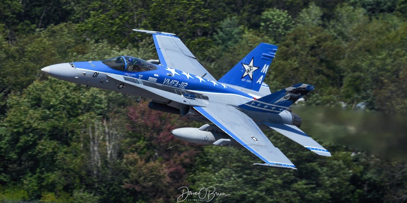 COWBOY12
165405 / FA-18C	
VMFA-112 / NAS JRB Fort Worth, TX
8/23/25
Keywords: Military Aviation, KBED, Hanscom AFB, F/A-18, VMFA-112