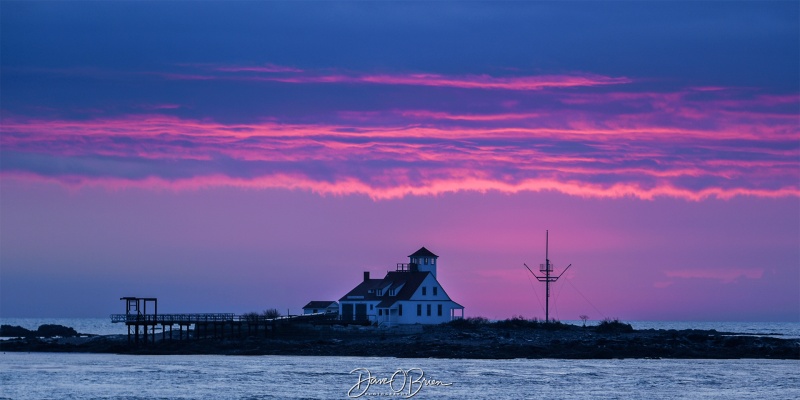 Color pop before Sunrise
Wood Island Lifesaving Station with pink reflection from the rising sun.
3/14/24
Keywords: New England, NH Seascoast, Lifesaving Station, Kittery Maine