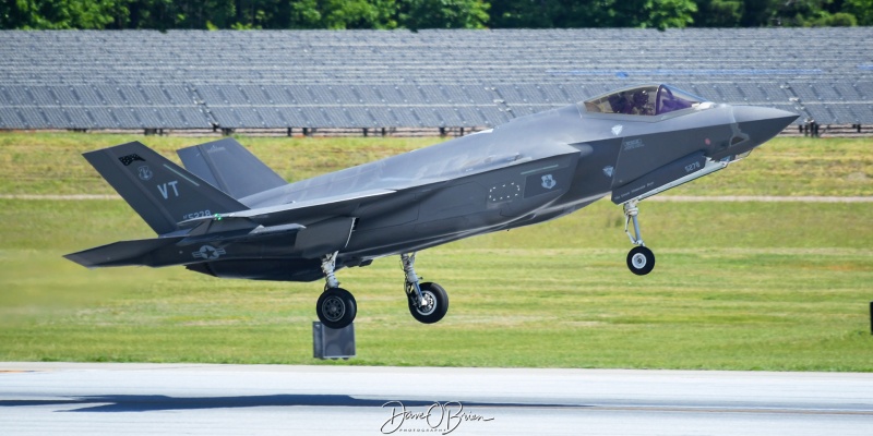 DEMO22
18-5278 / F-35A	
134th FS / Burlington ANGB, VT
5/31/24
Keywords: Military Aviation, KBTV, Burlington Airport, Jets, F-35A, 158th FW