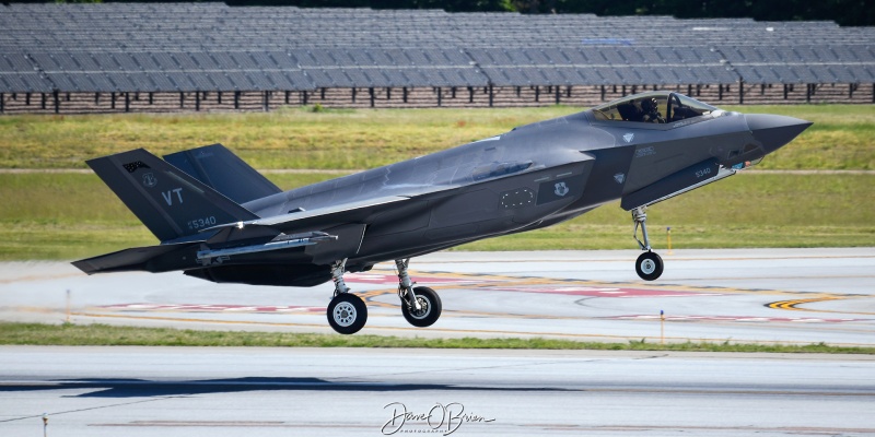 DEMO26
18-5340 / F-35A	
134th FS / Burlington ANGB, VT
5/31/24
Keywords: Military Aviation, KBTV, Burlington Airport, Jets, F-35A, 158th FW