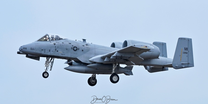 DEMON22
80-0255 / A-10C	
107th FS / Selfridge ANG, MI
3/26/26
Keywords: Military Aviation, KPSM, Pease, Portsmouth Airport, A-10C Warthog, 107th FS