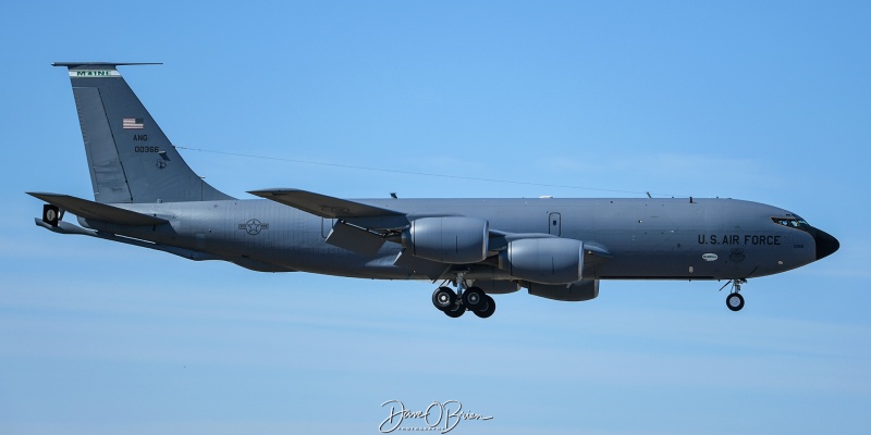 GOLD84
60-0366 / KC-135R	
132nd ARS / Bangor ANGB, ME
4/9/24
Keywords: Military Aviation, KPSM, Pease, Portsmouth Airport, KC-135R, 132nd ARS