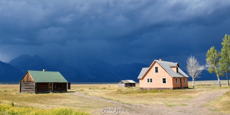 John Moulton Homestead
Strong thunderstorm working its way over the Grand Tetons.
Keywords: Grand Tetons National Park, Morman Row, Moose WY,