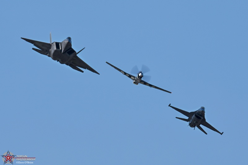 Heritage Flight Z6 3 7-23-26-3251
Happy Jacks / N74190 / P-51C
VIPER1 / 01-7052 / F-16C
RAPTOR / 06-4122 / F-22A
7/23/26
Keywords: Military Aviation, KOSH, Oshkosh, EAA Air Adventure, Air Show, F-22 Demo, F-16 Demo, Heritage Flight