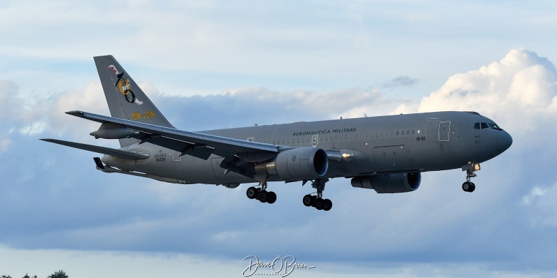 IAM1423
MM62226 / KC-767A / 14-01
8 Gruppo / Pratica di Mare AB, Italy	
5/6/24
Keywords: Military Aviation, KPSM, Pease, Portsmouth Airport, Italian Air Force, KC-767A