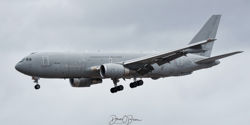 IAM1423 
MM62228 / KC-767A	
8 Gruppo / Pratica di Mare AB, Italy
4/6/24
Keywords: Military Aviation, KPSM, Pease, Portsmouth Airport, Italian Air Force, KC-767A