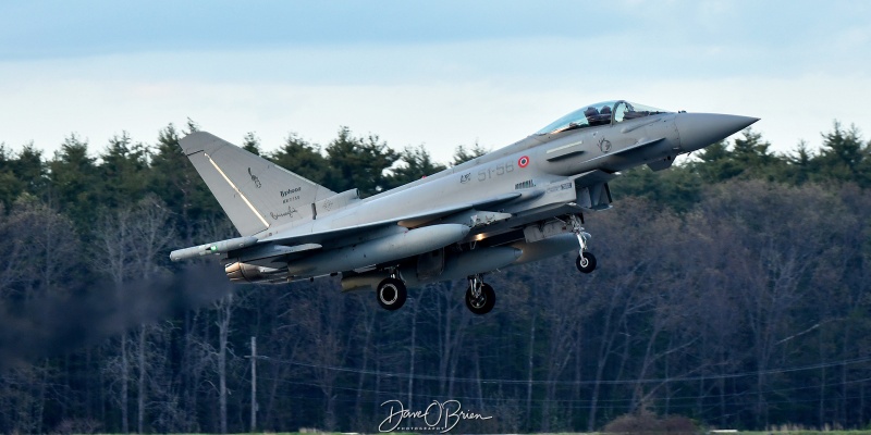 IAM2601
MM7356 / F-2000A / 51-56
132ND Group / Istrana AB, Italy
5/6/24

Keywords: Military Aviation, KPSM, Pease, Portsmouth Airport, Italian Air Force, Typhoon