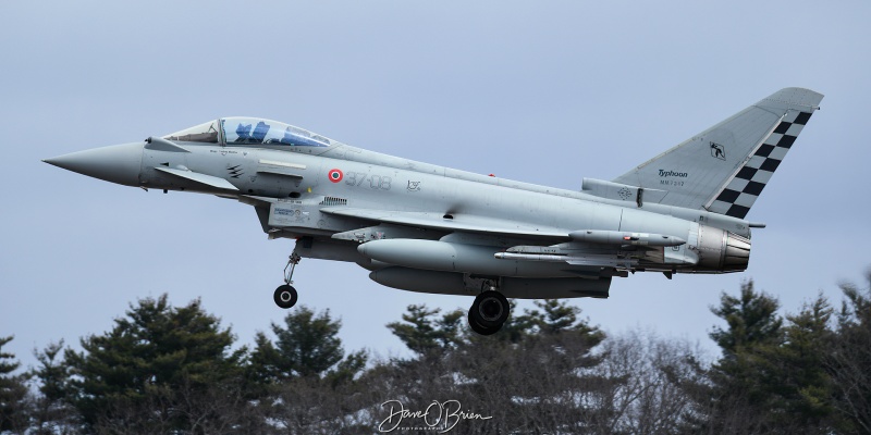 IAM3602
MM7347 / F-2000A	
904th Group / Grosseto AB Italy
4/6/24
Keywords: Military Aviation, KPSM, Pease, Portsmouth Airport, Italian Air Force, Typhoon