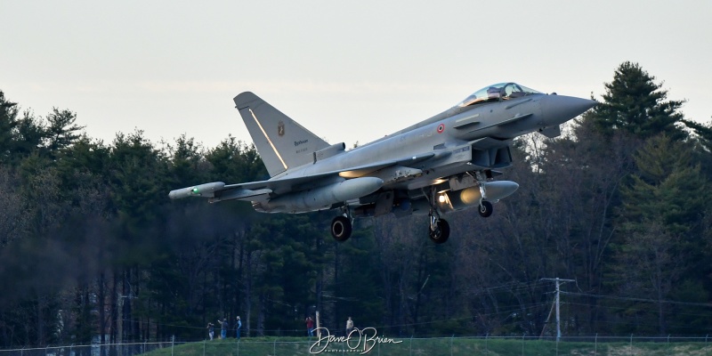 IAM3603
MM7350 / F-2000A 4-9
904th Group / Grosseto AB Italy	
5/6/24

Keywords: Military Aviation, KPSM, Pease, Portsmouth Airport, Italian Air Force, Typhoon