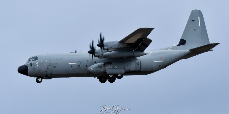 IAM4681
MM62191 / C-130J-30	
50 Group / Pisa AB, Italy
4/6/24
Keywords: Military Aviation, KPSM, Pease, Portsmouth Airport, Italian Air Force, C-130J