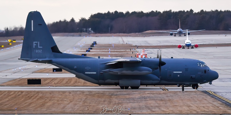 KING39
17-5892 / HC-130J	
39th RQS / Patrick SFB, FL 
3/11/24 
Keywords: Military Aviation, KPSM, Pease, Portsmouth Airport, HC-130J, 39th RQS