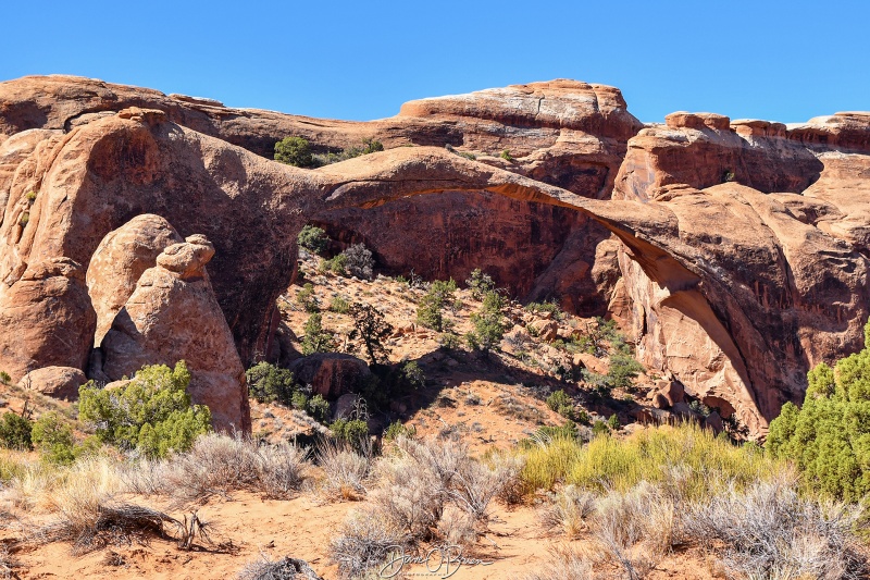 Landscape Arch 
Arches National Park
10/7/25
Keywords: Moab UT, Arches National Park, Landscape Arch
