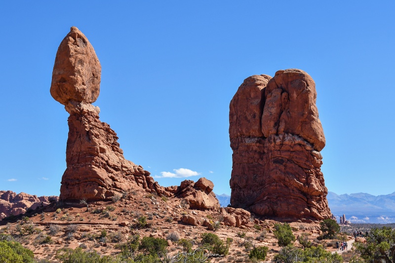 Leaning Rock 
Arches National Park
10/7/25
Keywords: Moab UT, Arches National Park, Leaning Rock