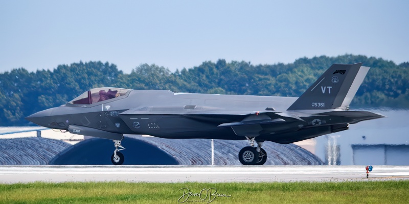 CHEVY12
18-5361 / F-35A	
158th FW / Burlington, Vt
9/9/23
Keywords: Military Aviation, KPSM, Pease, Portsmouth Air Show, F-35A, 158th FW