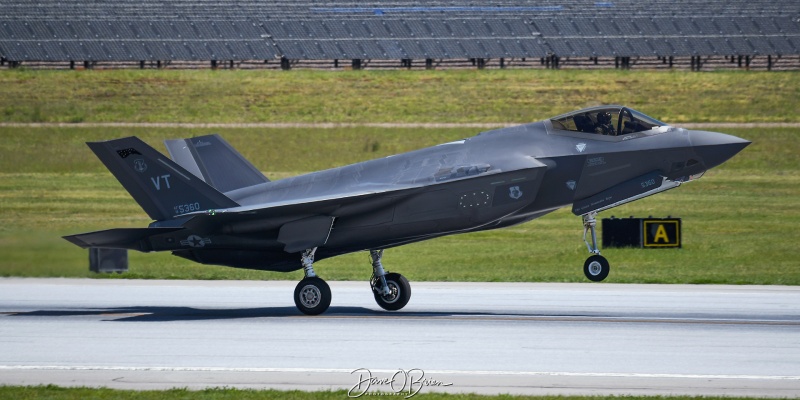 MAPLE33 18-5360 F-35A-252
18-5360 / F-35A	
134th FS / Burlington ANGB, VT
5/31/24
Keywords: Military Aviation, KBTV, Burlington Airport, Jets, F-35A, 158th FW