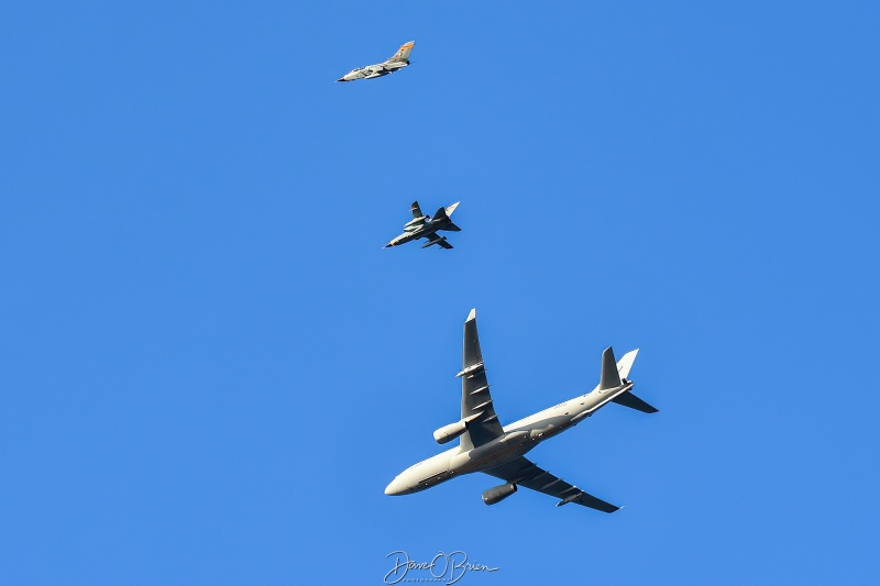 MULTI26 Flight GAF in the break
T-059 / A330-243MRTT	
MMU	/ Eindhoven, Netherlands
9/10/24
Keywords: Military Aviation, KPSM, Pease, Portsmouth Airport, RNLAF Air Force