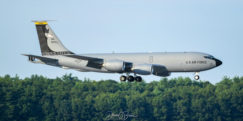 NATONS13 drops in for CAP Duty
58-0057 / KC-135R	
174th ARS / Sioux City ANGB, IA
8/2/24
Keywords: Military Aviation, KPSM, Pease, Portsmouth Airport, KC-135R, 174th ARS