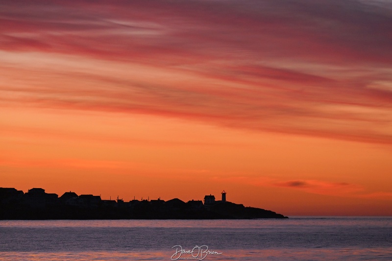 York Beach Sunrise 
Long Sands 
York Beach, ME
5/23/26
Keywords: Nubble Lighthouse, New England Coast, Sunrise, York ME