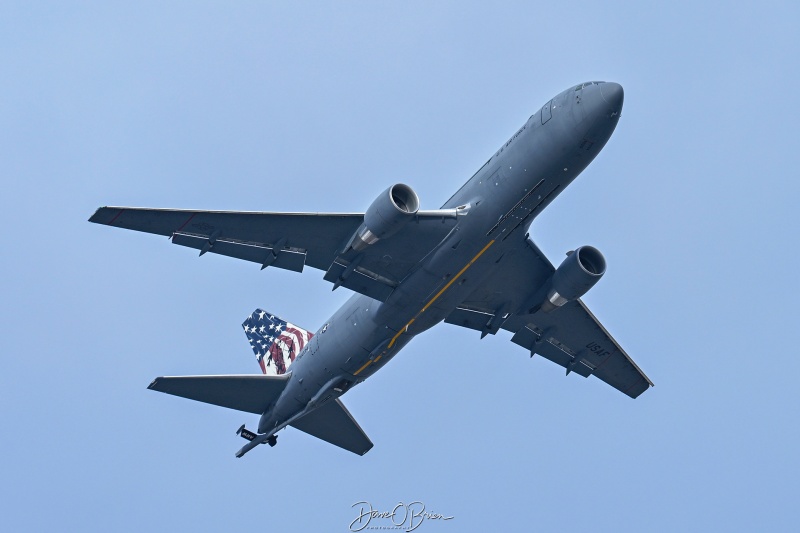 PACK52, PEGGY Departing RW16
17-46034 / KC-46A	
157th ARW / Pease ANGB, NH
1/9/26
Keywords: Military Aviation, KPSM, Pease, Portsmouth Airport, KC-46A Pegasus, 157th ARW
