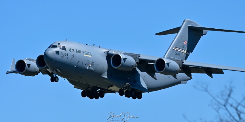 REACH648
93-0604 / C-17A	
89th AS / Wright-Patterson AFB, OH
5/1/26
Keywords: Military Aviation, KPSM, Pease, Portsmouth Airport, C-17, 89th AS