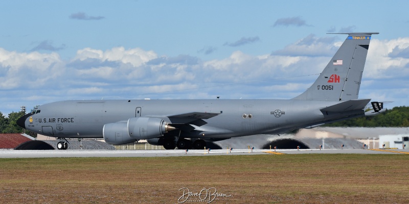 REACH651
58-0051 / KC-135R	
465th ARS / Tinker AFB, OK
9/27/24
Keywords: Military Aviation, KPSM, Pease, Portsmouth Airport, KC-135R, 465th ARS