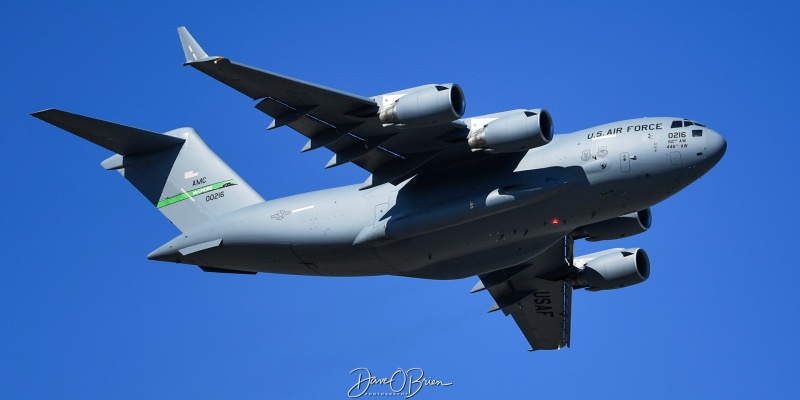 REACH658
10-0216 / C-17A	
62nd AW / JB Lewis–McChord, WA
4/25/24
Keywords: Military Aviation, KPSM, Pease, Portsmouth Airport, C-17, 62nd AW