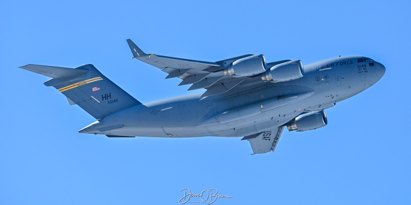 REACH817
05-5146 / C-17A	
535th AS / Hickam AFB, HI
2/13/26
Keywords: Military Aviation, KPSM, Pease, Portsmouth Airport, C-17,